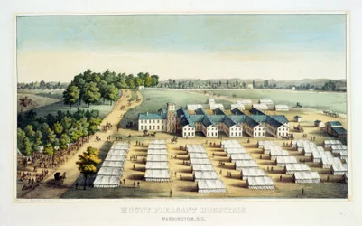 Mount Pleasant Krankenhäuser, Washington, D.C., veröffentlicht 1862